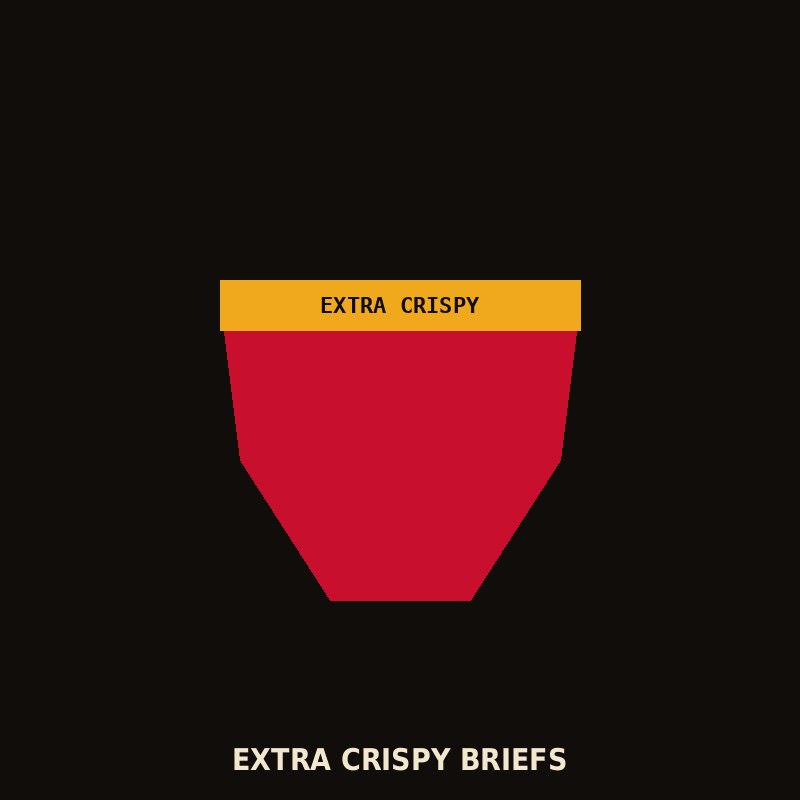 Extra Crispy Briefs mockup
