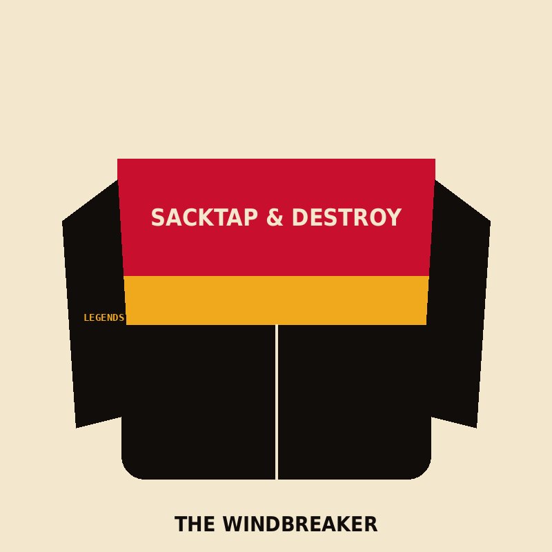 The Windbreaker mockup